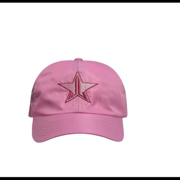 🧢NWT🧢 Jeffrey Star ⭐️ Satin Pink Dad Hat!🧢 - Picture 2 of 3